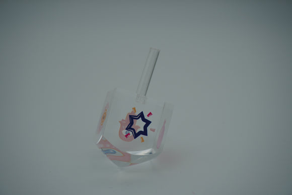 Acrylic Dreidel by Ariel Tidhar