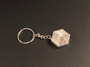 Hexagon Keychain MJH