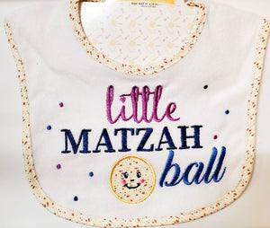 Little Matzah Ball Bib